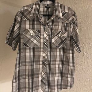 GIOBERTI MENS SHORT SLEEVE BUTTON DOWN SHIRT